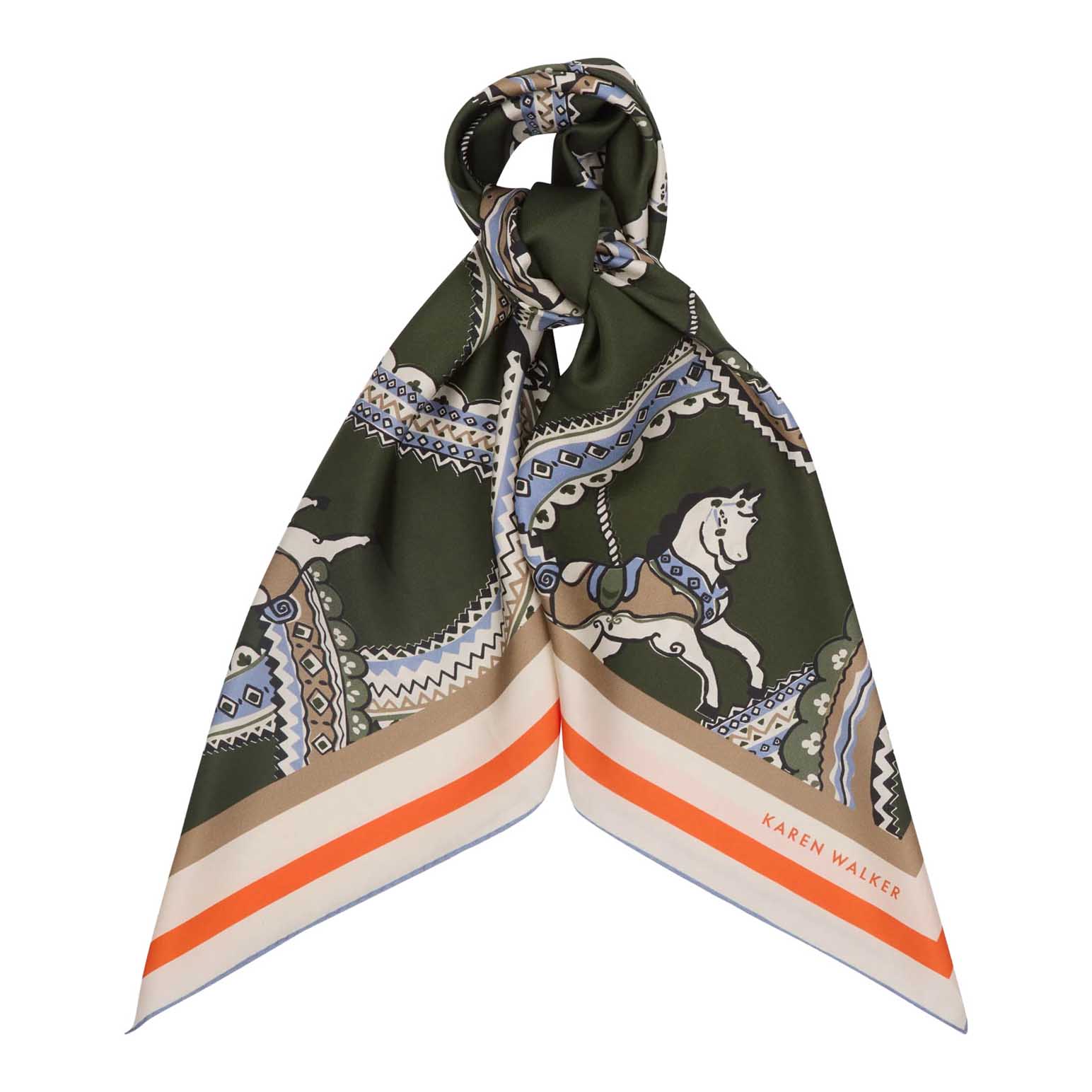 Karen Walker Carousel Classic Silk Scarf